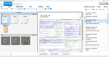 Scanning software with improved speed enables background OCR in multi-station environments for real-time page recognition.