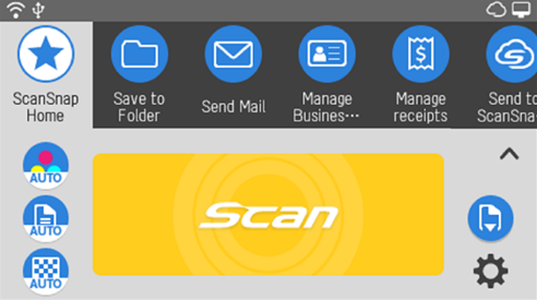 ScanSnap Home Screen