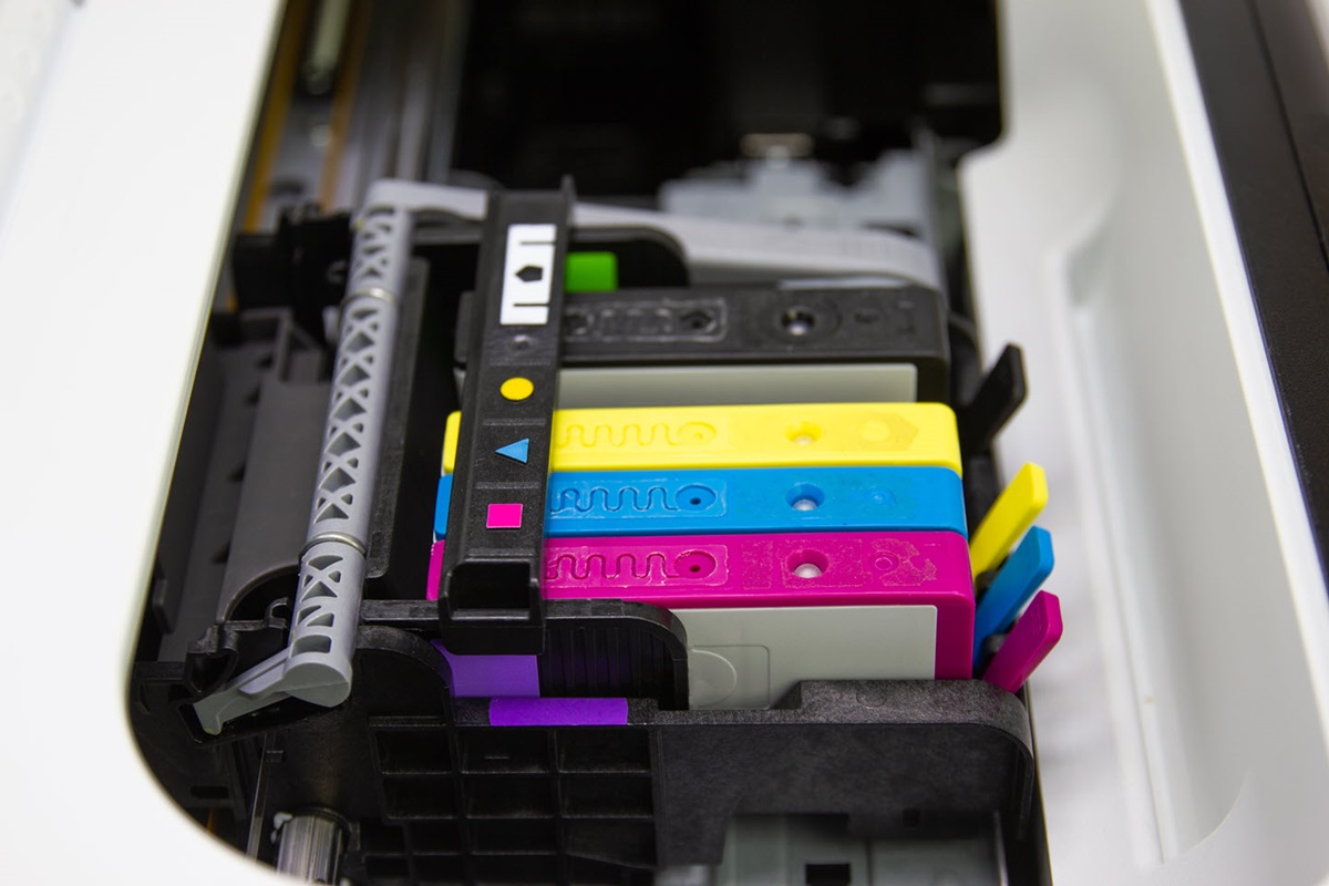 An ink cartridge or inkjet cartridge is a component of an inkjet printer that contains the ink four color.
