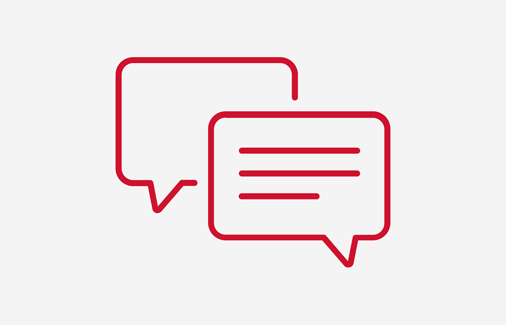 Chat icons with the message - A Ricoh Solutions Architect will respond within a day. 