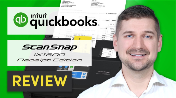Scansnap Quickbooks ScanSnap iX1600 Receipt Edition - QuickBooks Receipt Scanner - Ricoh ...