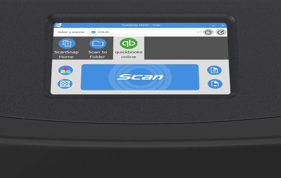 Scansnap Quickbooks ScanSnap iX1600 Receipt Edition - QuickBooks Receipt Scanner - Ricoh ...