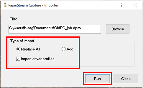 Procedure for migrating an operational environment from PC‑A to PC‑B.
