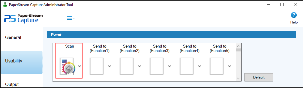 Scanner setup instructions for enabling Scan‑button scanning on a LAN network.