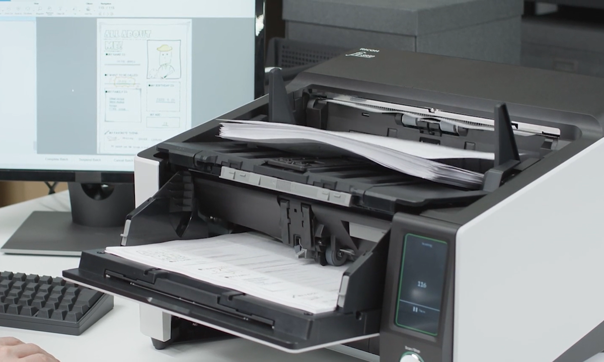 Scanner Monitor 11x17 Document Scanners - Tabloid/Ledger Size Scanner - Ricoh Scanners
