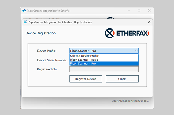 Ricoh & ETHERFAX Integration for Document Management - Ricoh Scanners