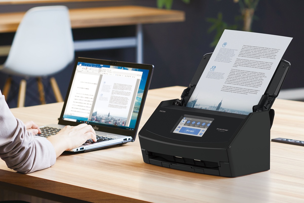 Fast Desk Scanner ScanSnap® iX1600 - Touch Screen Desktop Scanner - Ricoh Scanners