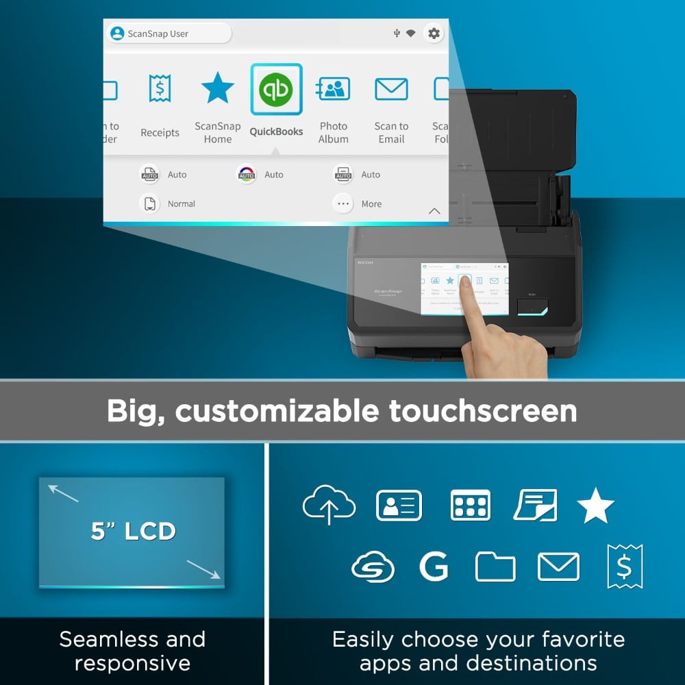 ScanSnap iX2500 Receipt Edition Document Scanner - Purchase Fast