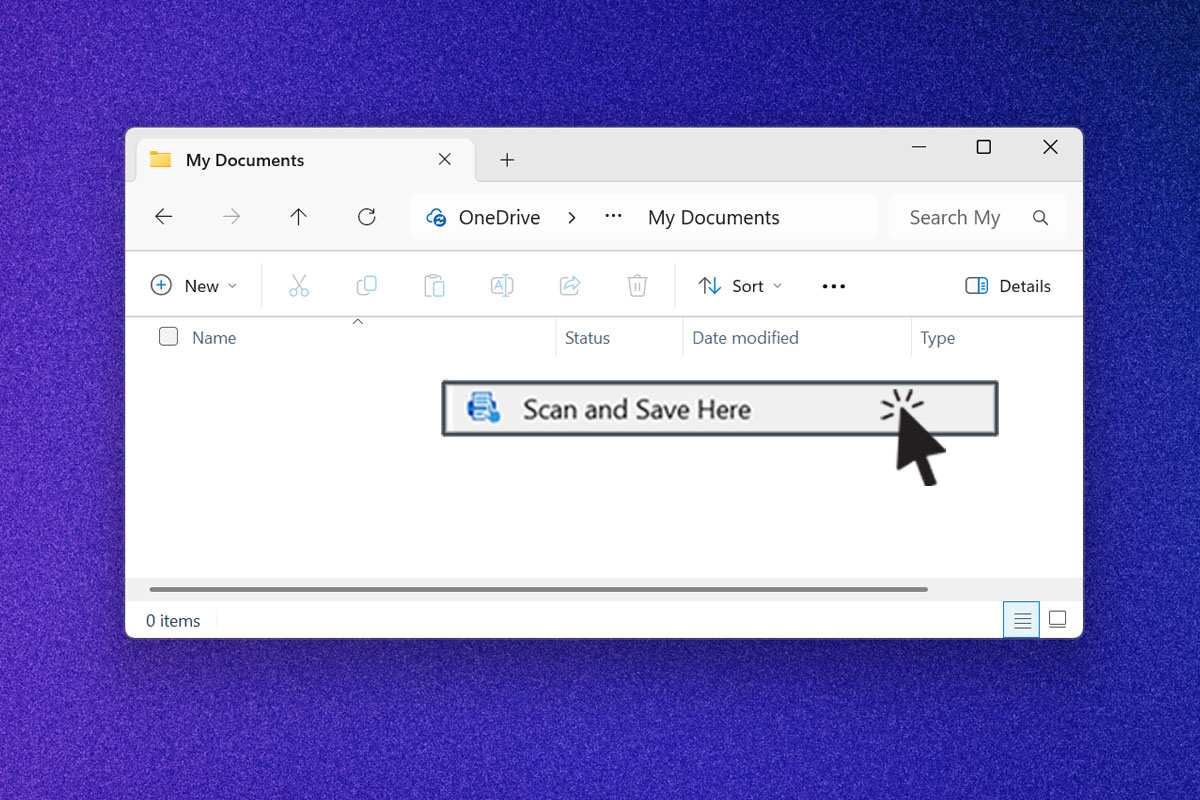PaperStream ClickScan UI image