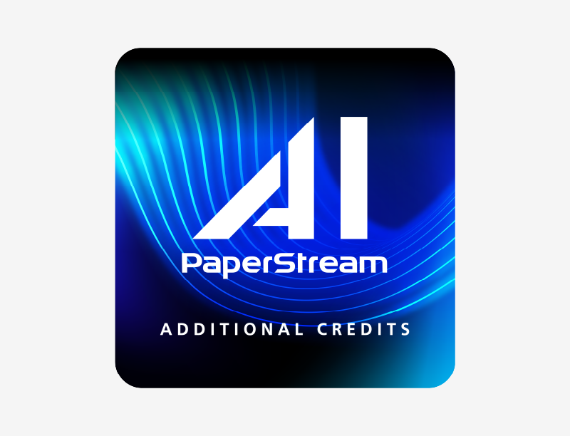 PaperStream AI Additional Credits
